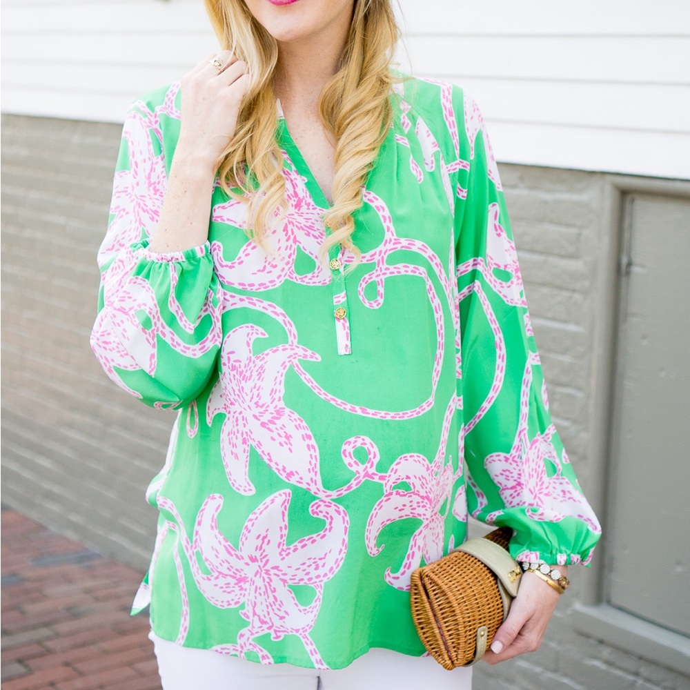 Lilly Pulitzer Silk Top